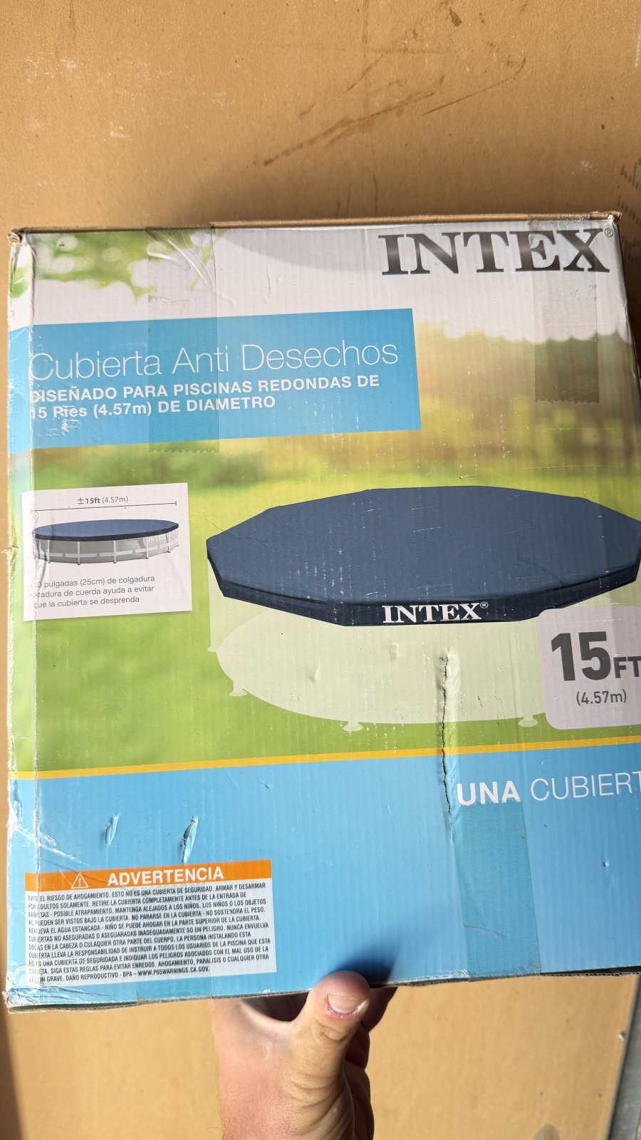 Pool Debris Cover for 15ft Round Pools