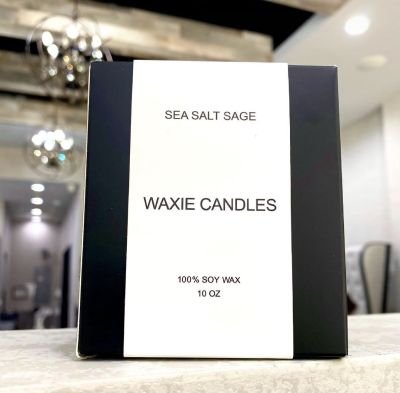 Sea Salt Sage Scented Candle
