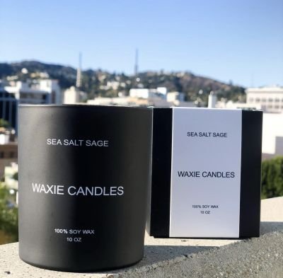 Sea Salt Sage Scented Candle